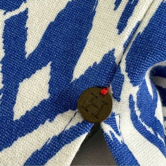 Hatley Dress Womens size Small petite Ikat Print Shift cotton blend embroidered - Picture 8 of 13